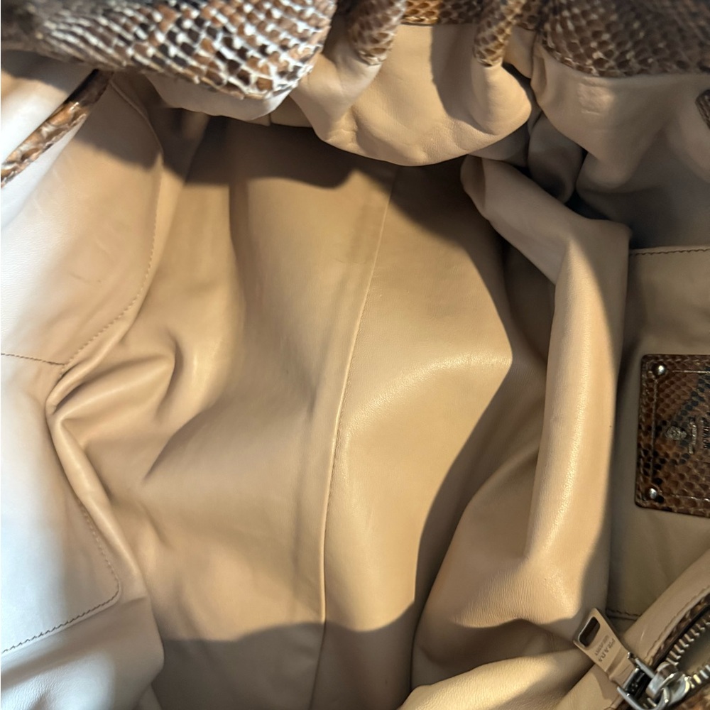 Prada Exotic Python Pitone Large Top Handle Shoul… - image 3
